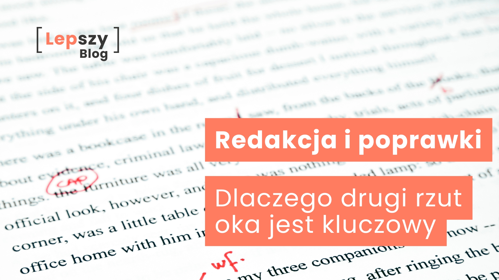 Redakcja i poprawki